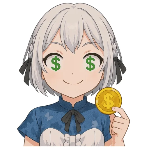 🤑 Стикер «Lerachi [Vtuber]» для Telegram