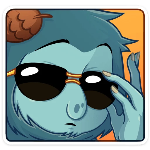 😎 Стикер «Леший» для Telegram