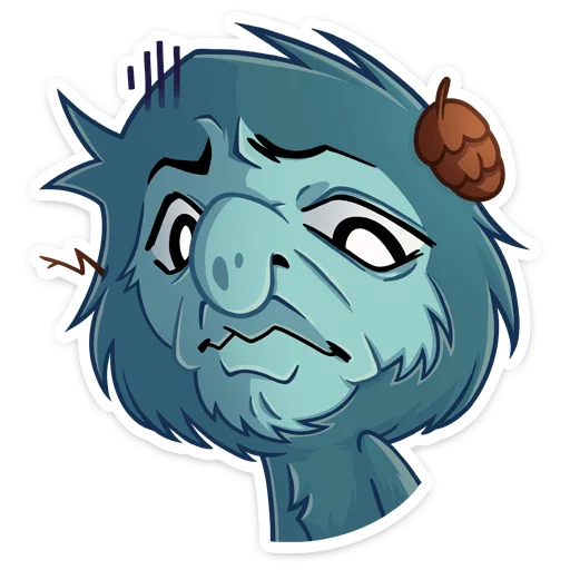 🤨 Стикер «Леший» для Telegram