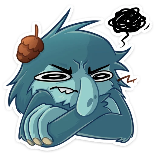 😤 Стикер «Леший» для Telegram