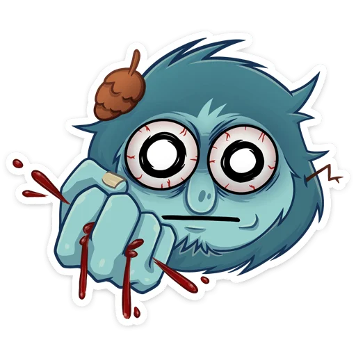 😠 Стикер «Леший» для Telegram