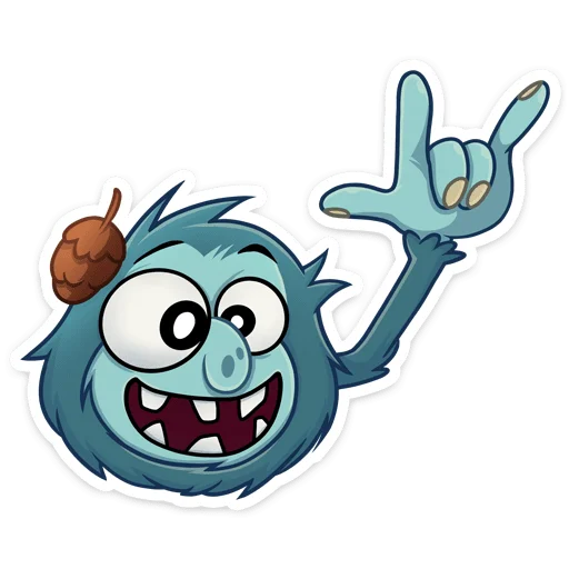 🤘 Стикер «Леший» для Telegram