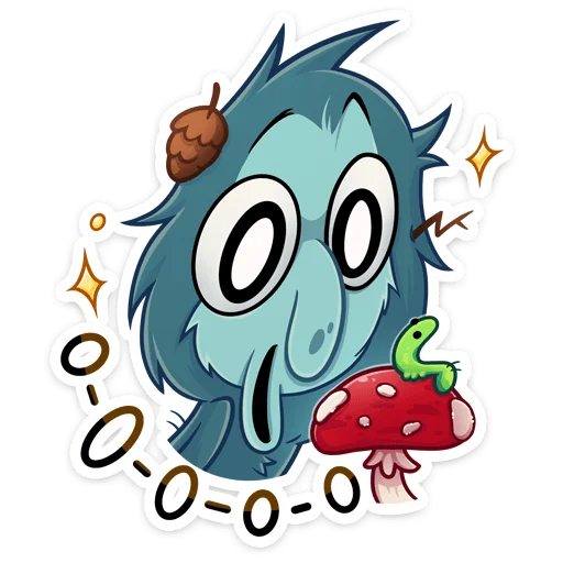 😮 Стикер «Леший» для Telegram