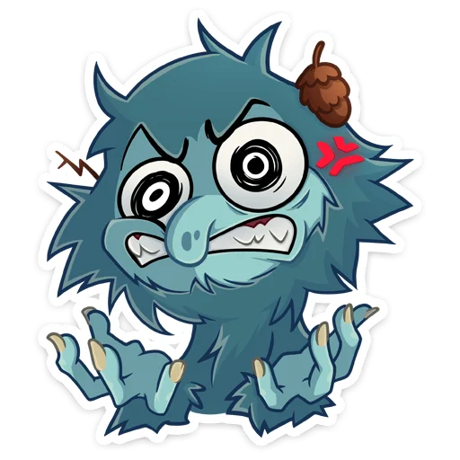 😠 Стикер «Леший» для Telegram