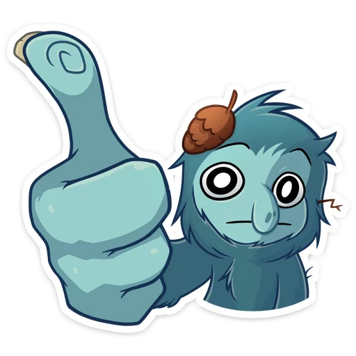 👍 Стикер «Леший» для Telegram