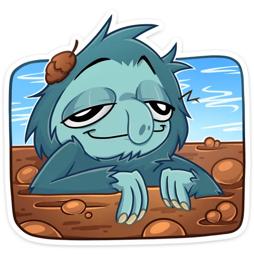 😌 Стикер «Леший» для Telegram