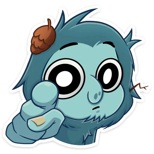 🫵 Стикер «Леший» для Telegram