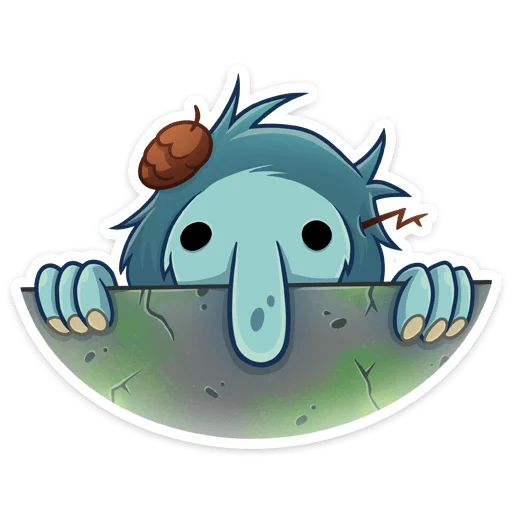 🙆 Стикер «Леший» для Telegram