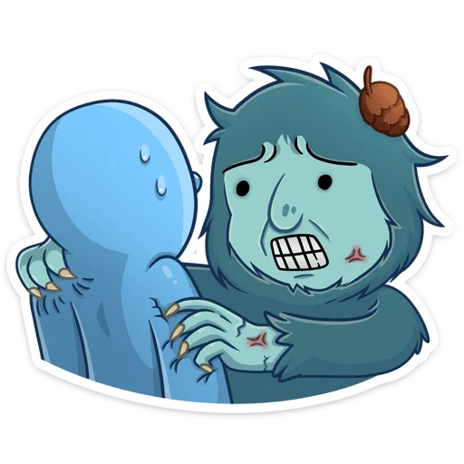 😬 Стикер «Леший» для Telegram