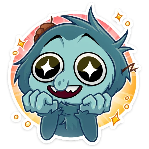 🤩 Стикер «Леший» для Telegram