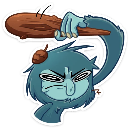 👊 Стикер «Леший» для Telegram
