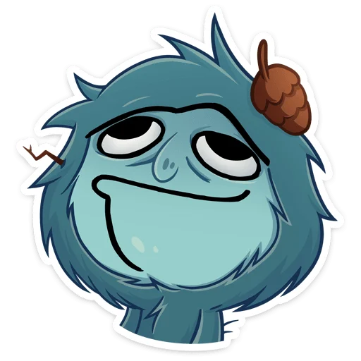 🙄 Стикер «Леший» для Telegram