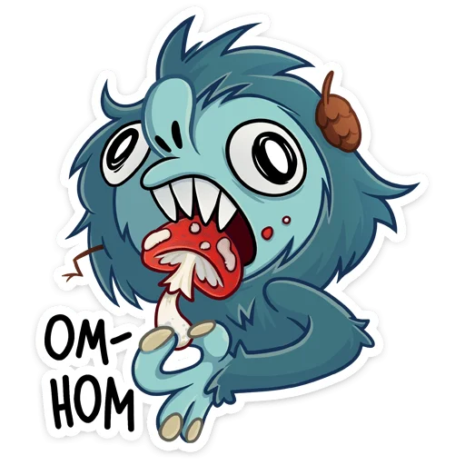 🍴 Стикер «Леший» для Telegram