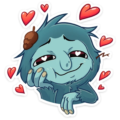 😍 Стикер «Леший» для Telegram