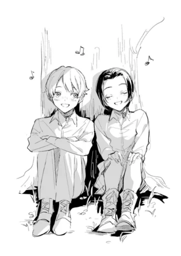 🌳 Стикер «Leslie & Isabella» для Telegram