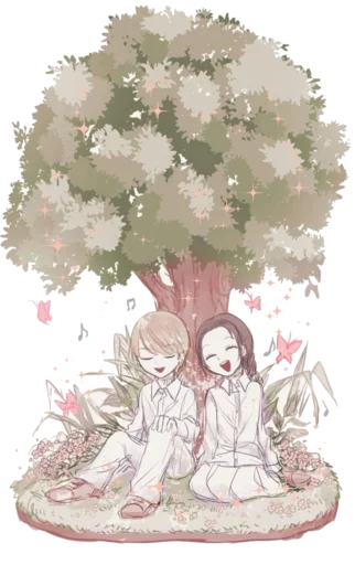 ✨ Стикер «Leslie & Isabella» для Telegram