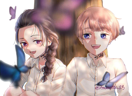 🦋 Стикер «Leslie & Isabella» для Telegram