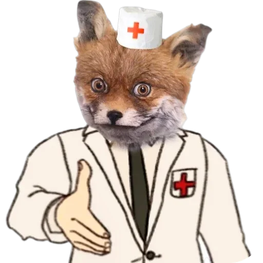 🦊 Стикер «Лиса» для Telegram