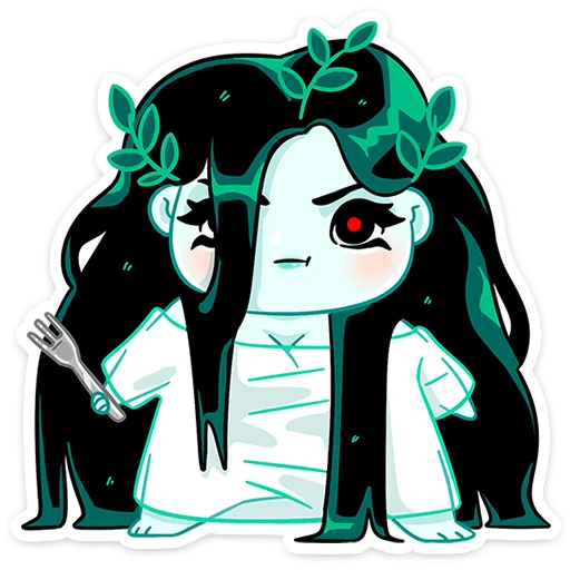 🧜‍♀️ Стикер «Русалка Леся» для Telegram