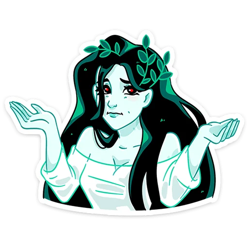 🧜‍♀️ Стикер «Русалка Леся» для Telegram