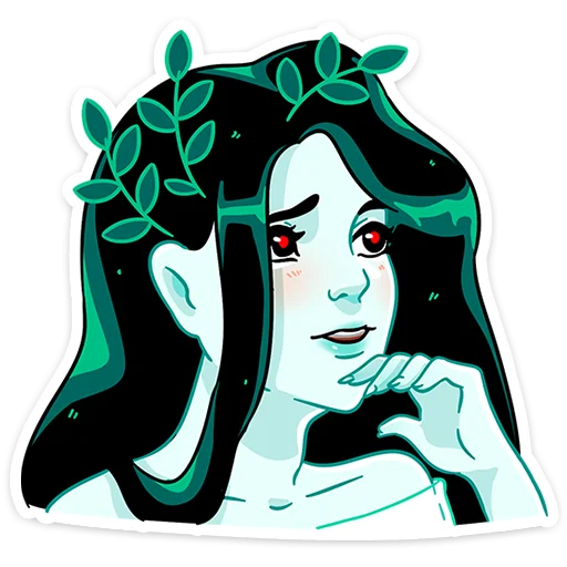🧜‍♀️ Стикер «Русалка Леся» для Telegram