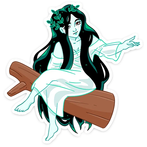 🧜‍♀️ Стикер «Русалка Леся» для Telegram