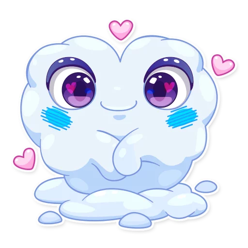 💖 Стикер «Пусть идет снег» для Telegram