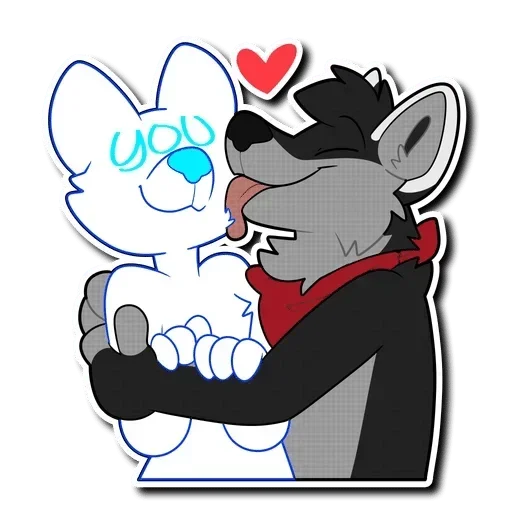 🥳 Стикер «Lick me pls» для Telegram