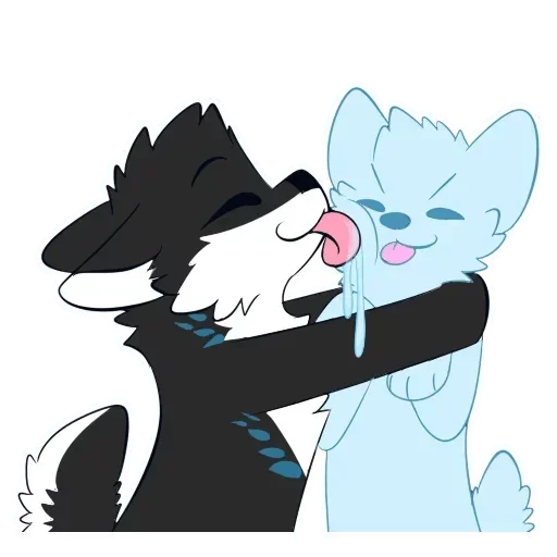 😜 Стикер «Lick me pls» для Telegram