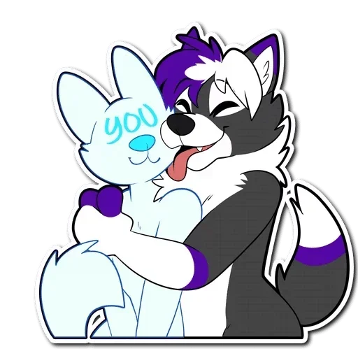 🤪 Стикер «Lick me pls» для Telegram