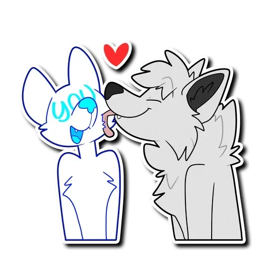 🤪 Стикер «Lick me pls» для Telegram