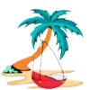 Стикер 52 🚒🌈🌴🍹🕶🌟🌟🌟🍍