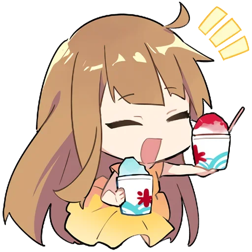😋 Стикер «Летняя–тян» для Telegram