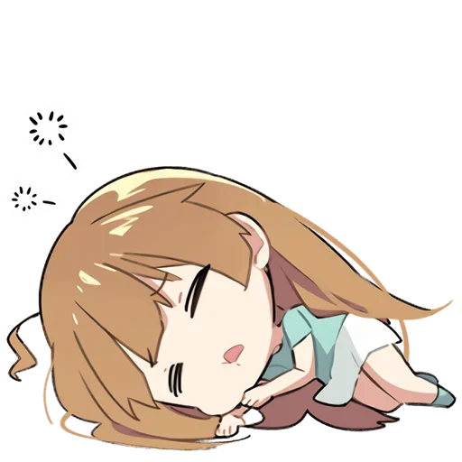 😴 Стикер «Летняя–тян» для Telegram