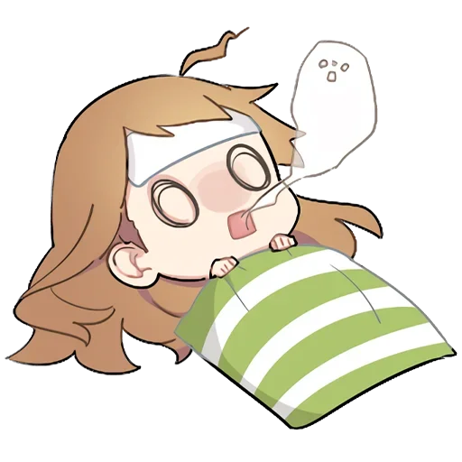 🤧 Стикер «Летняя–тян» для Telegram
