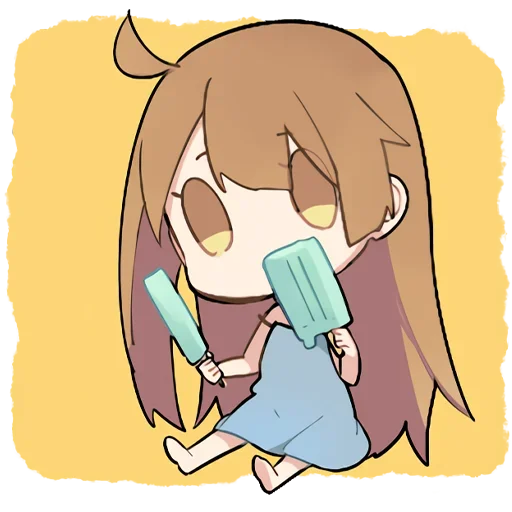 🤤 Стикер «Летняя–тян» для Telegram