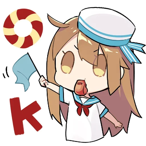 👌 Стикер «Летняя–тян» для Telegram