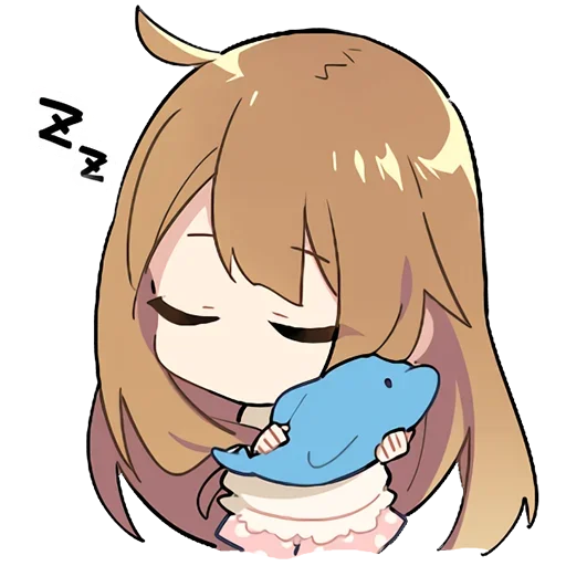 😴 Стикер «Летняя–тян» для Telegram