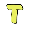 🙂 Эмодзи «Летний шрифт» для Telegram