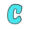 🙂 Эмодзи «Летний шрифт» для Telegram