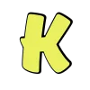 🙂 Эмодзи «Летний шрифт» для Telegram