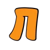 🙂 Эмодзи «Летний шрифт» для Telegram