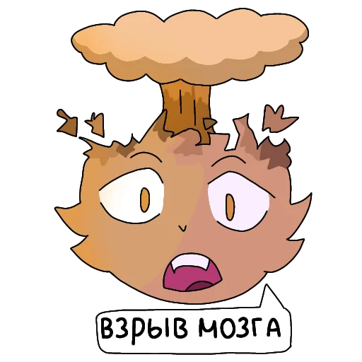 🤯 Стикер «ЛЕТО БЛОПТОП» для Telegram