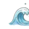 🌊 Эмодзи «Яркое лето - летние буквы, эмодзи и надписи» для Telegram