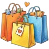 🛍 Эмодзи «Яркое лето - летние буквы, эмодзи и надписи» для Telegram