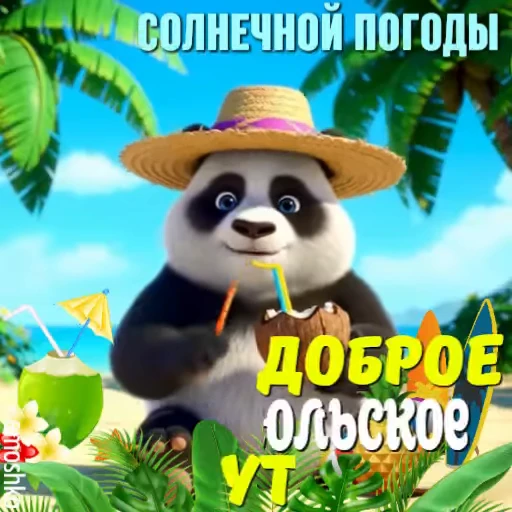 ☀️ Стикер «Лето» для Telegram