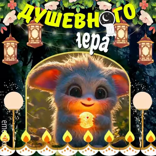 🌛 Стикер «Лето» для Telegram