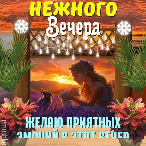 🌅 Стикер «Лето» для Telegram