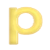 🤩 Эмодзи «Желтый шрифт» для Telegram