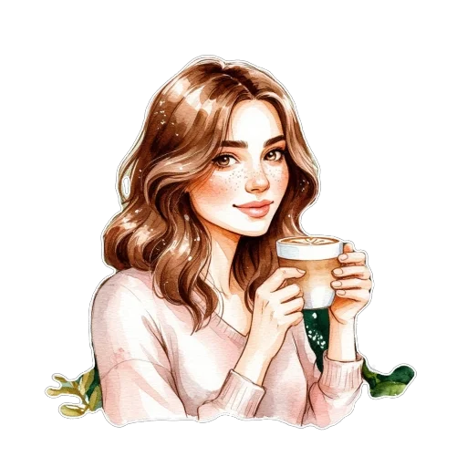 ☕️ Стикер «Лето» для Telegram